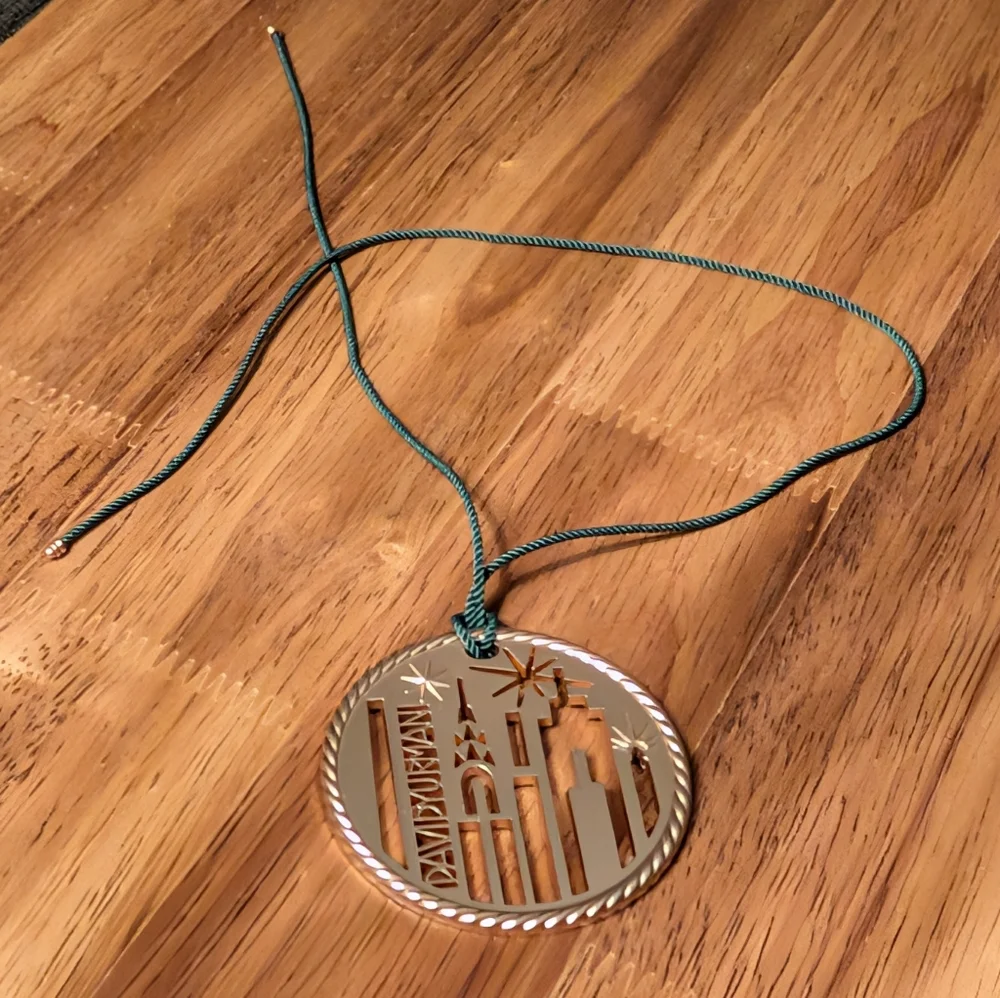 David Yurman 2024 Limited Edition Ornament Manhattan Skyline